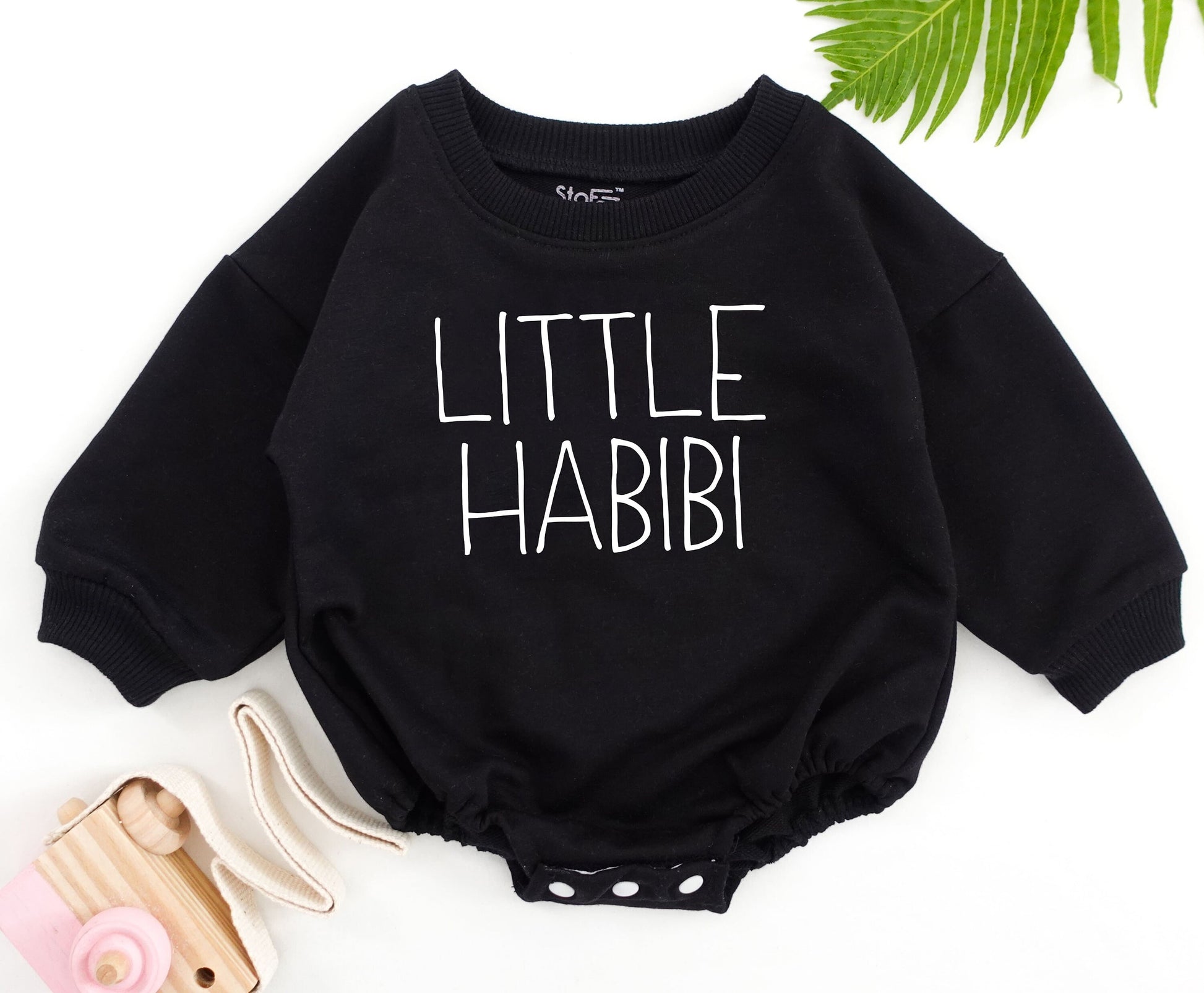 Little Habibi Romper: Cute Arabic Baby Gift, Muslim Baby Clothes