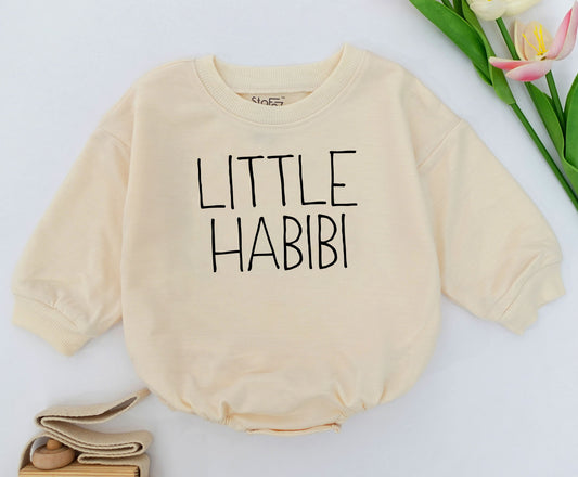 Beige Sun Romper Unisex Organic Cotton Oversize Long Sleeve Baby Romper Here Comes The Sun Retro
