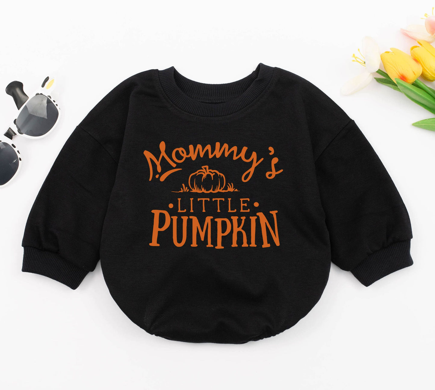 Pumpkin Baby Romper: Adorable Fall Bodysuit & Baby Shower Gift