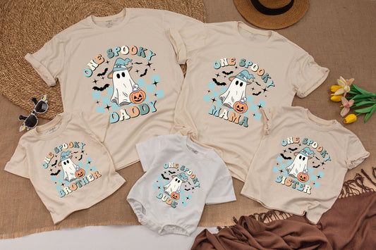 Matching Family Halloween Outfits, Spooky 1st Birthday Sweatshirt: Pumpkin Onesies for Boys & Girls