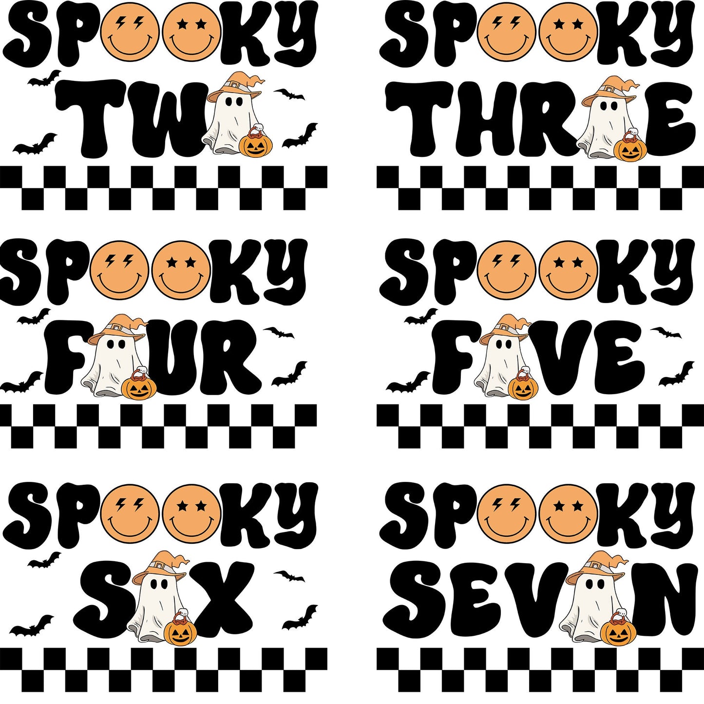 Spooky One Halloween Birthday Outfit for Baby Boy or Girl - Matching Family Sweater, Pumpkin Romper, Boo Ghost Design