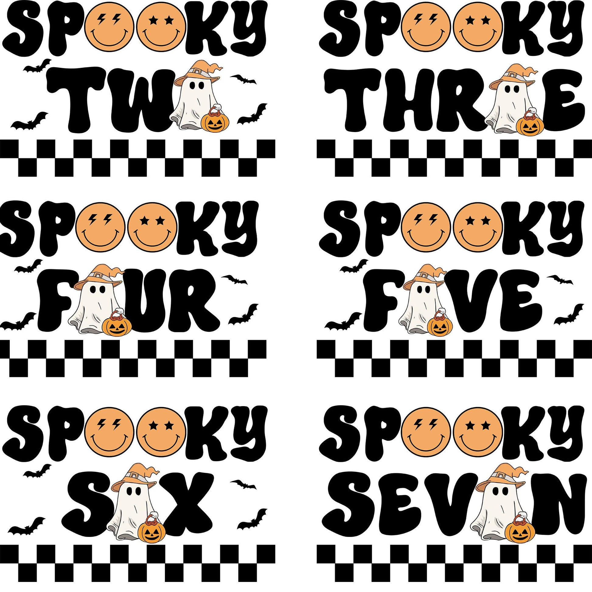 Spooky One Halloween Birthday Outfit for Baby Boy or Girl - Matching Family Sweater, Pumpkin Romper, Boo Ghost Design