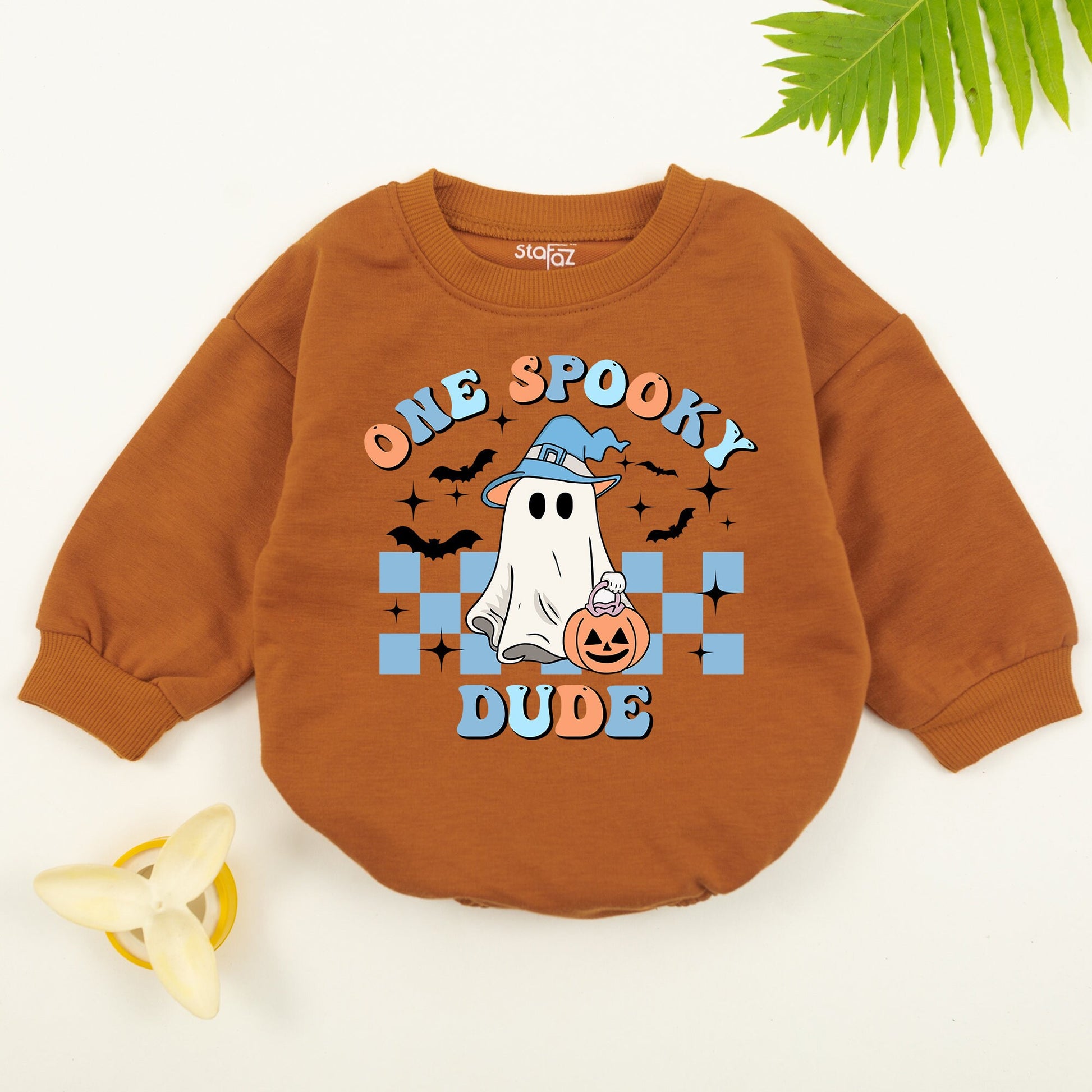 One Spooky Dude Halloween Birthday Sweater for Baby Boy Girl Toddler First Birthday Pumpkin Spooky Mama Dada Matching Family Fall Casual