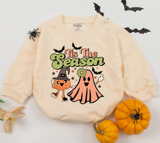 Baby Halloween Outfit: Newborn Romper & Fall Sweatshirts Gift Set