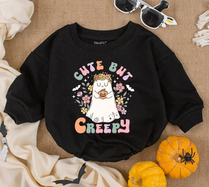 Adorable Halloween Baby Romper and Sweatshirt for Spooky Season