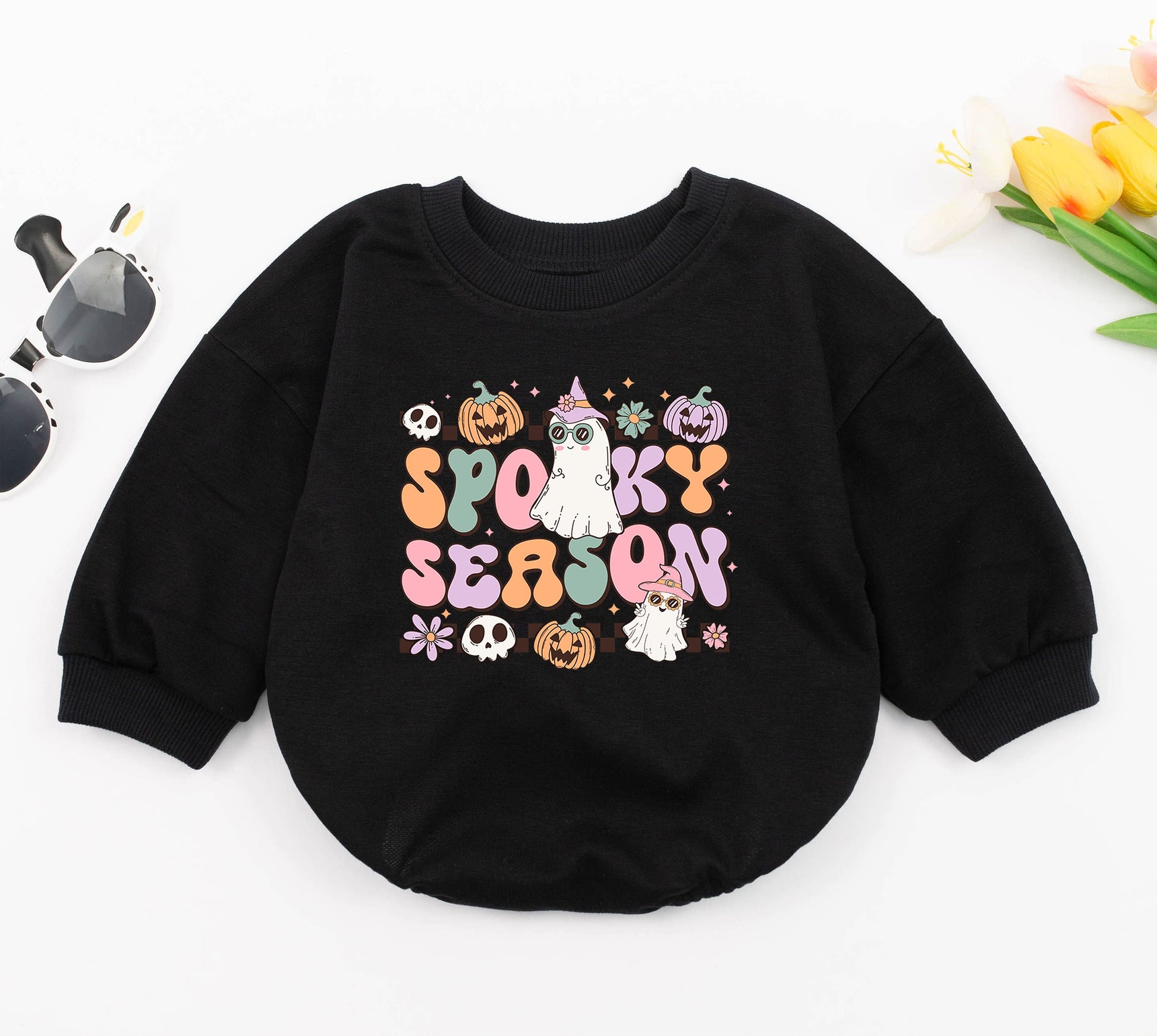 First Halloween Baby Romper: Spooky Season Outfit, Gift for Girls