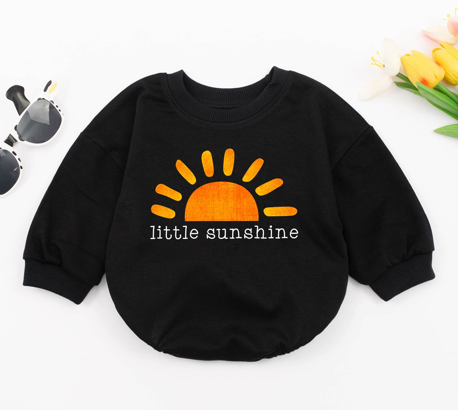 Sunshine Boho Baby Romper | Gender Neutral Baby Shower Gift