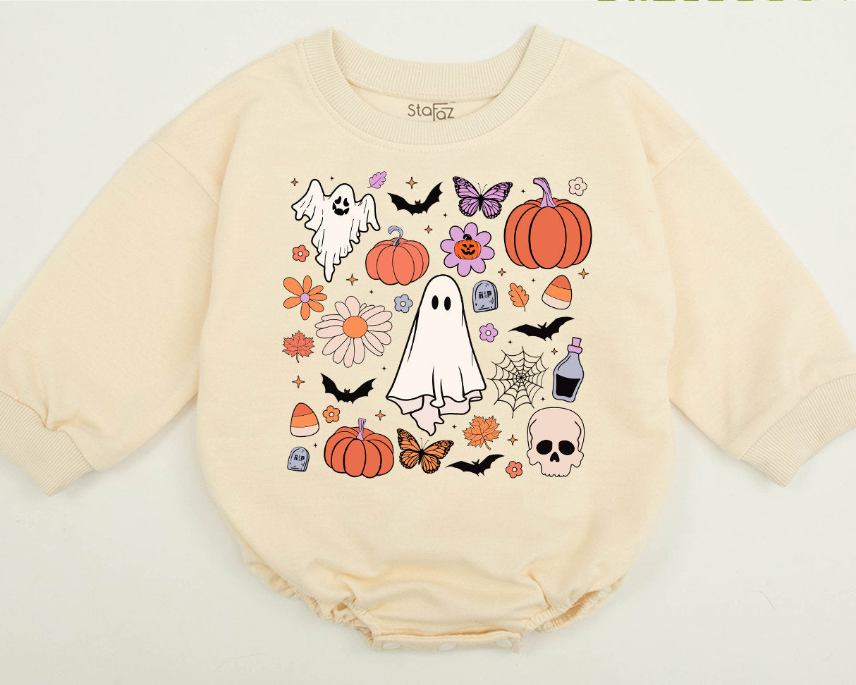Faboolous Baby Romper Cute Thanksgiving Outfit Fall Vibes Bodysuit First Halloween Gift for Baby Pumpkin Season