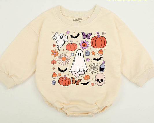 Faboolous Baby Romper Cute Thanksgiving Outfit Fall Vibes Bodysuit First Halloween Gift for Baby Pumpkin Season