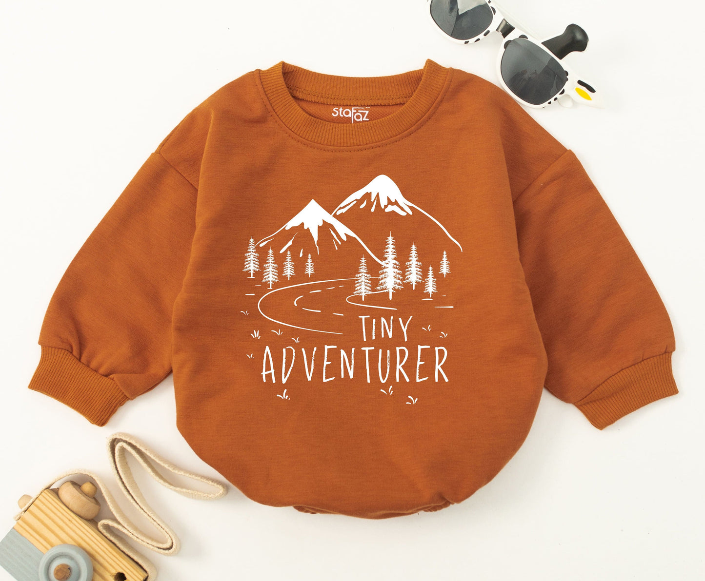 Little Adventurer Romper: Forest Outfit for Baby's Outdoor Fun