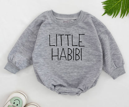 Little Habibi Romper: Cute Arabic Baby Gift, Muslim Baby Clothes