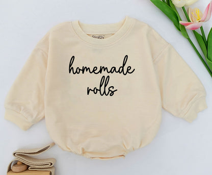 Retro Fall Baby Romper & Sweater: Cute Thanksgiving Bodysuit Gift