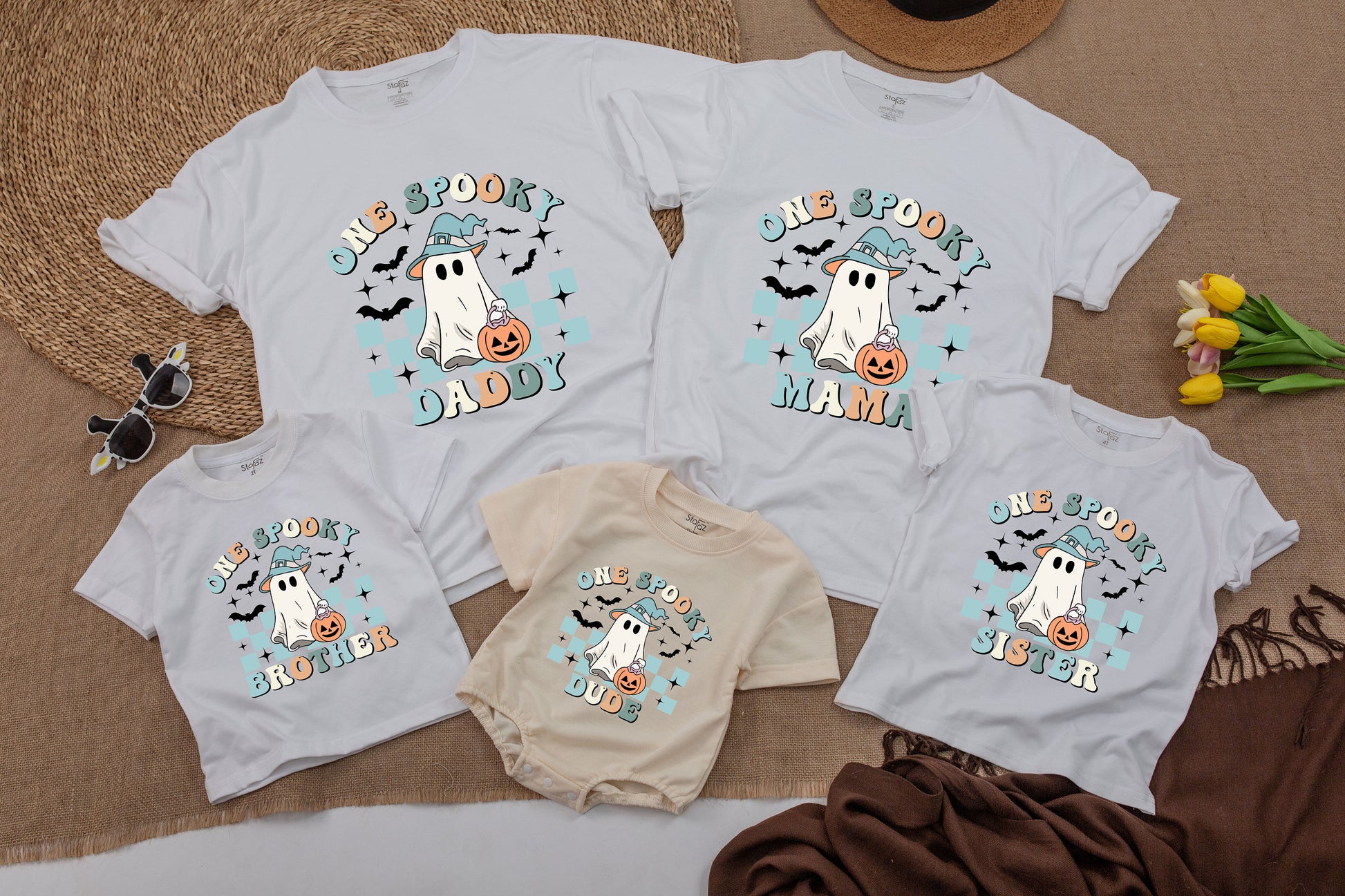 Matching Family Halloween Outfits, Spooky 1st Birthday Sweatshirt: Pumpkin Onesies for Boys & Girls