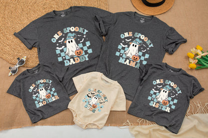 Matching Family Halloween Outfits, Spooky 1st Birthday Sweatshirt: Pumpkin Onesies for Boys & Girls