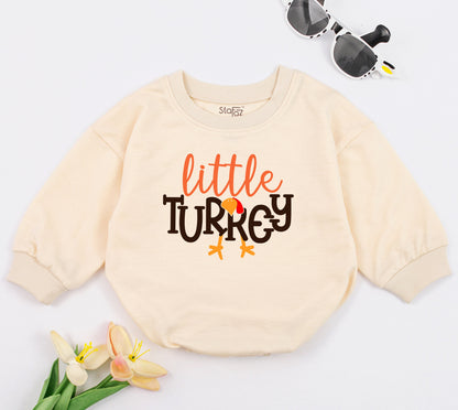 Retro Thanksgiving Baby Suit: Cozy, Warm, Oversized