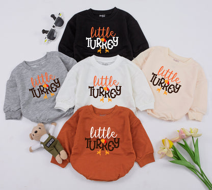 Retro Thanksgiving Baby Suit: Cozy, Warm, Oversized