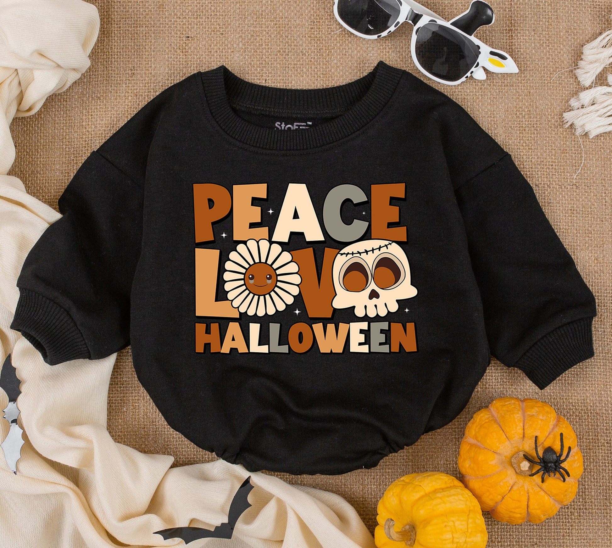 Halloween Baby Romper & Toddler Sweatshirt - Fall Baby Clothes