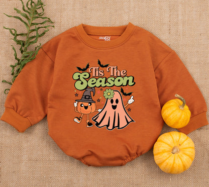 Baby Halloween Outfit: Newborn Romper & Fall Sweatshirts Gift Set