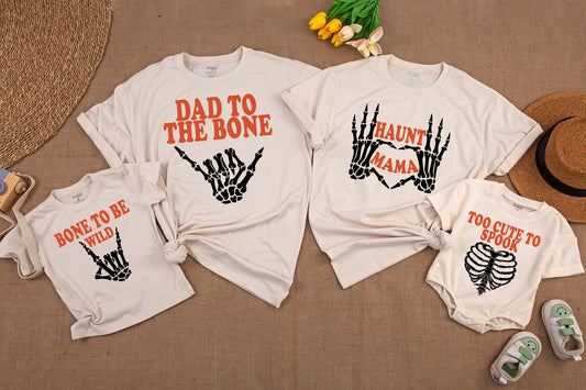 Matching Family Halloween Shirts - Group Halloween Costumes for Siblings & Family Fun Fall Tees