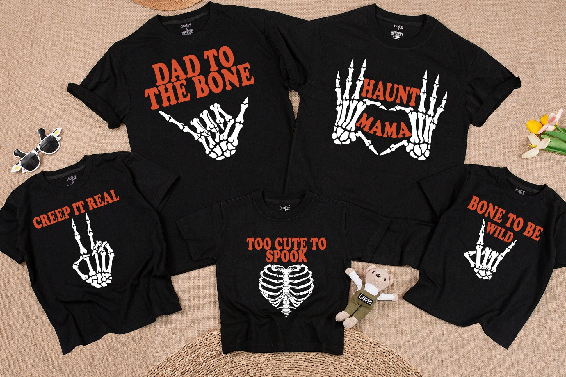 Spooky Family Halloween Shirts - Matching Costumes for All Ages  