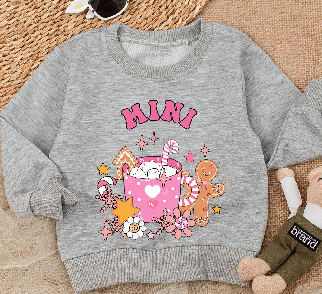 Mama and Mini Matching Christmas Sweatshirt Cozy Winter Family Outfits Perfect Mommy and Me Holiday Gift