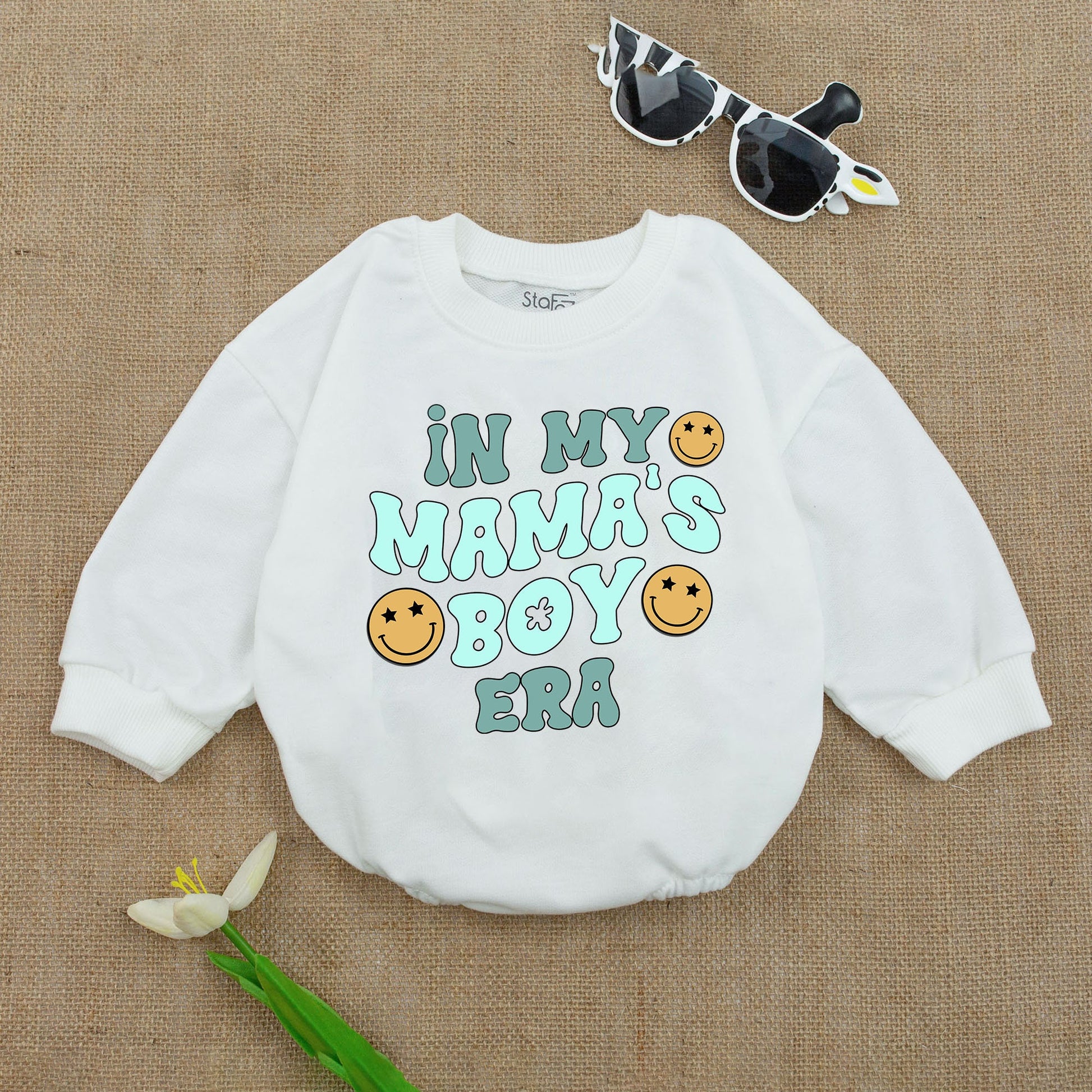 My Mama's Boy Era Romper Sweet Baby Boy Outfit Gift for Newborn Infant Soft Cotton Comfortable Daywear Celebrating Mom's Love
