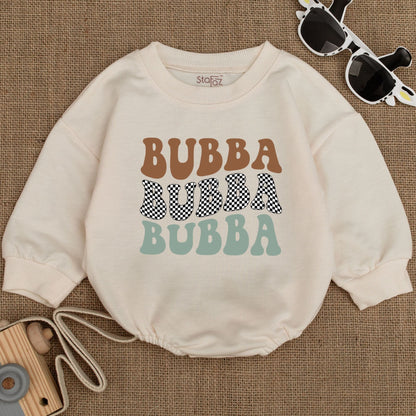 Bubba Baby Romper Retro Bubble Bodysuit Adorable Newborn Outfit Perfect Baby Shower Gift for Boys and Girls