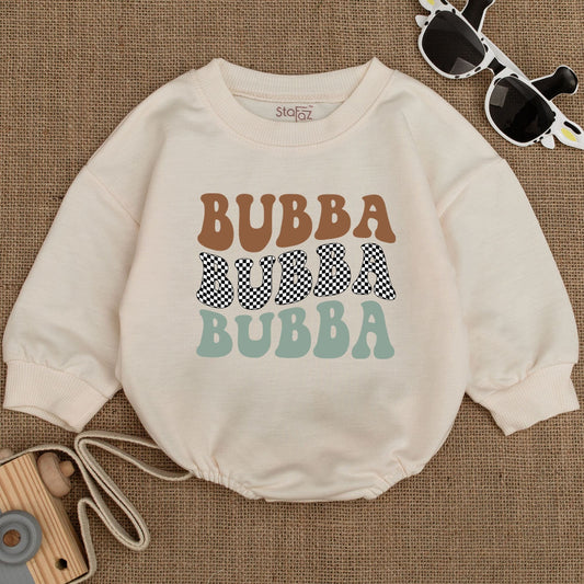 Bubba Baby Romper Retro Bubble Bodysuit Adorable Newborn Outfit Perfect Baby Shower Gift for Boys and Girls