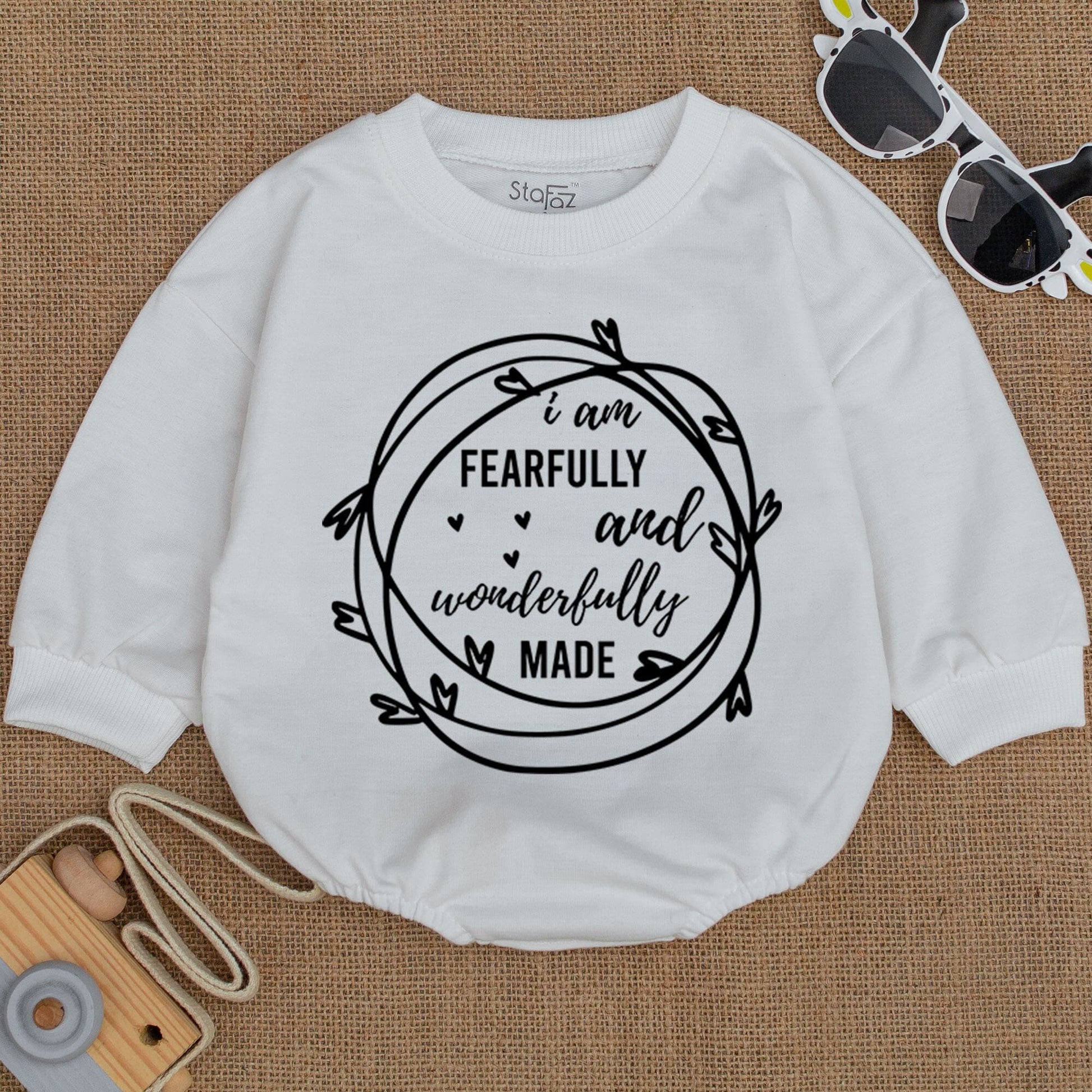 Wonderfully Made Christian Baby Bodysuit - Unisex Newborn Outfit