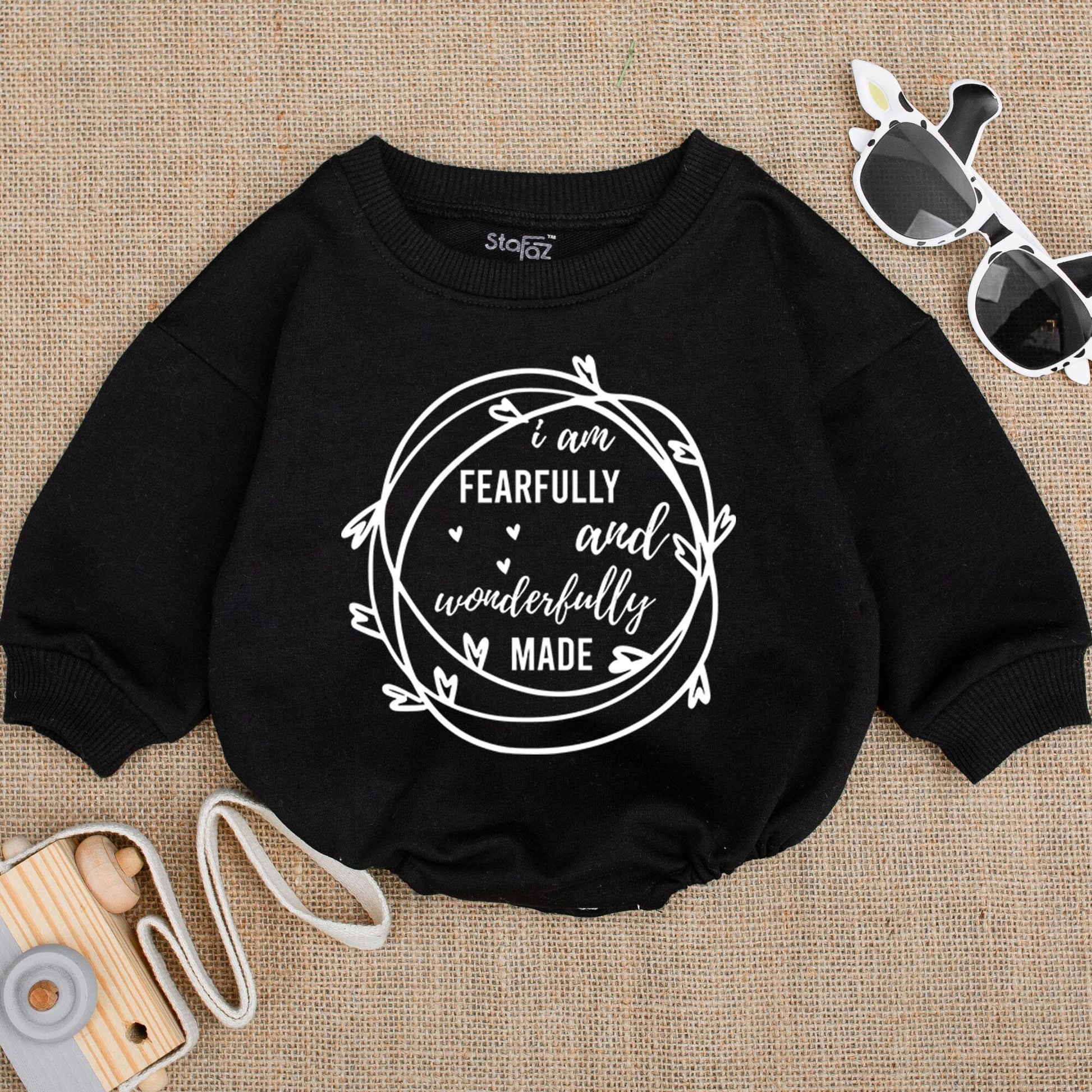 Wonderfully Made Christian Baby Bodysuit - Unisex Newborn Outfit