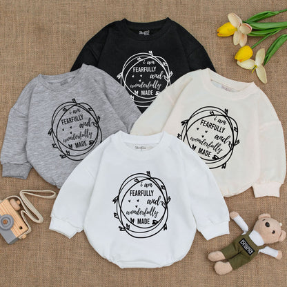 Wonderfully Made Christian Baby Bodysuit - Unisex Newborn Outfit