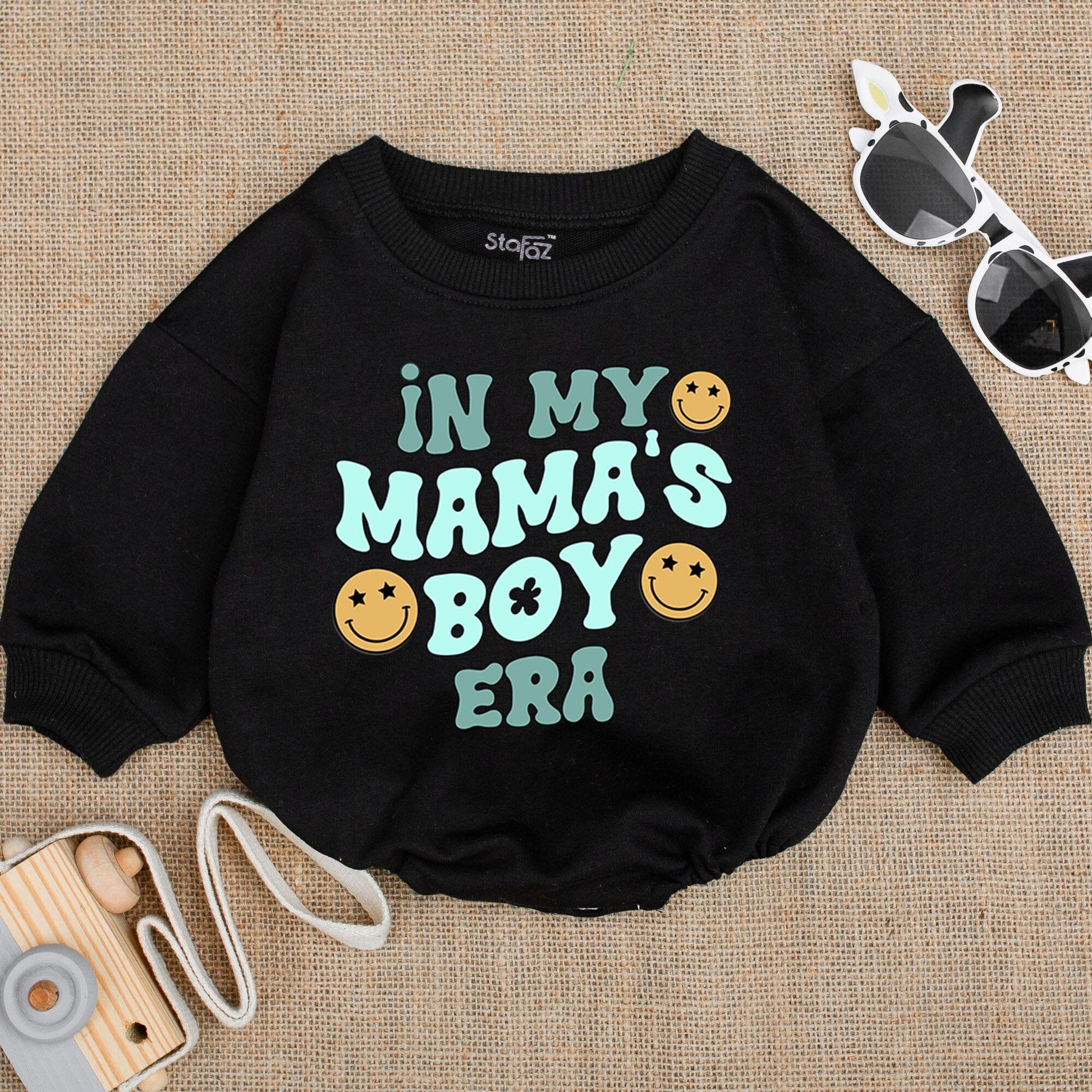 My Mama's Boy Era Baby Romper Bodysuit is an Adorable Newborn Infant Outfit for Little Boys a Perfect Shower Gift and Coming Home Outfit
