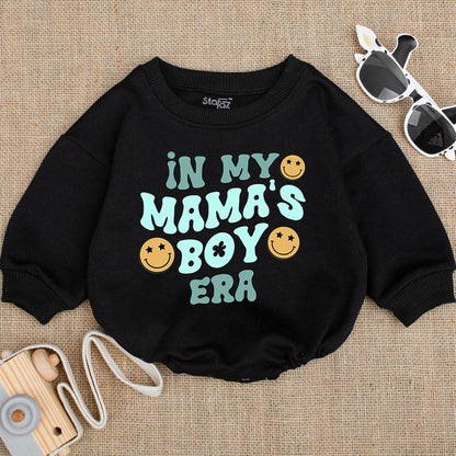My Mama's Boy Era Baby Romper Bodysuit is an Adorable Newborn Infant Outfit for Little Boys a Perfect Shower Gift and Coming Home Outfit