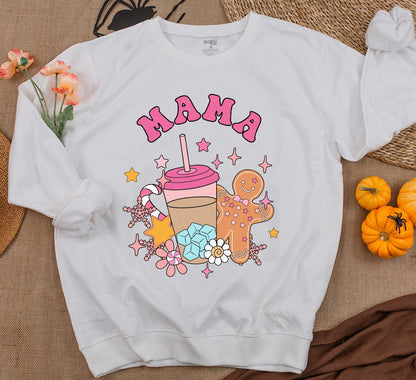Mama and Mini Matching Christmas Sweatshirt Cozy Winter Family Outfits Perfect Mommy and Me Holiday Gift
