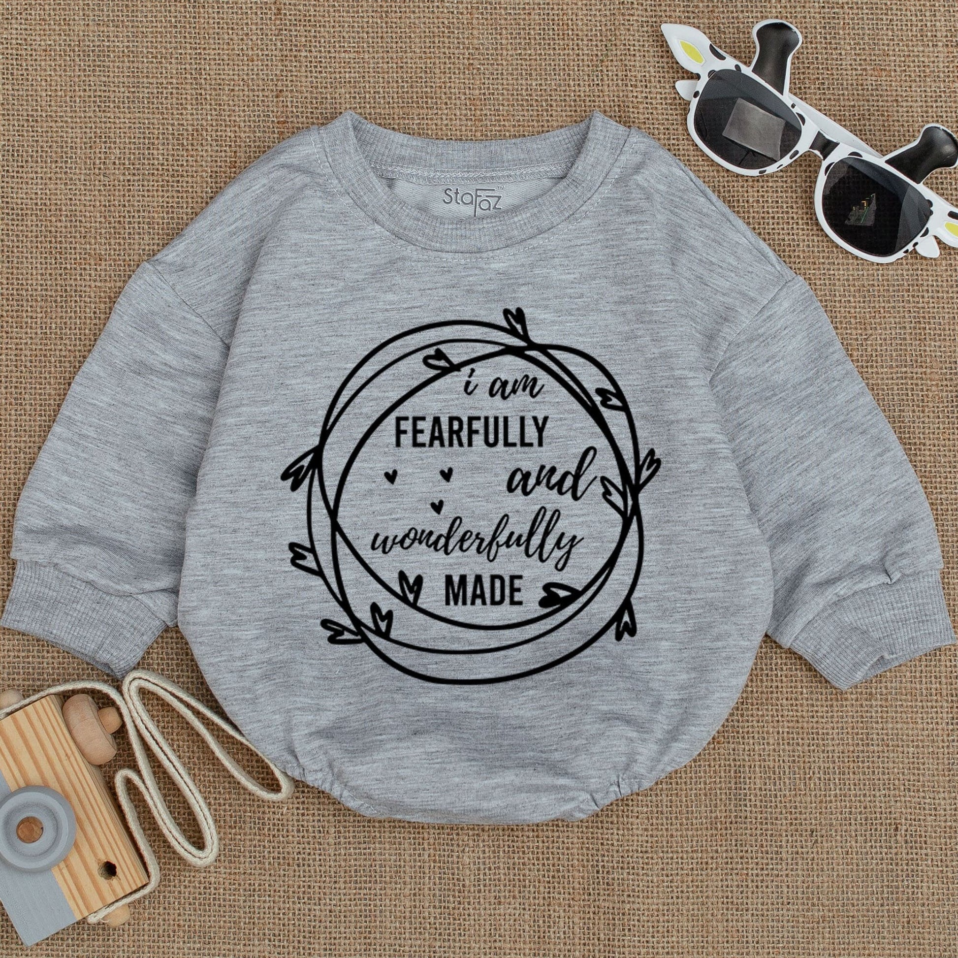 Wonderfully Made Christian Baby Bodysuit - Unisex Newborn Outfit