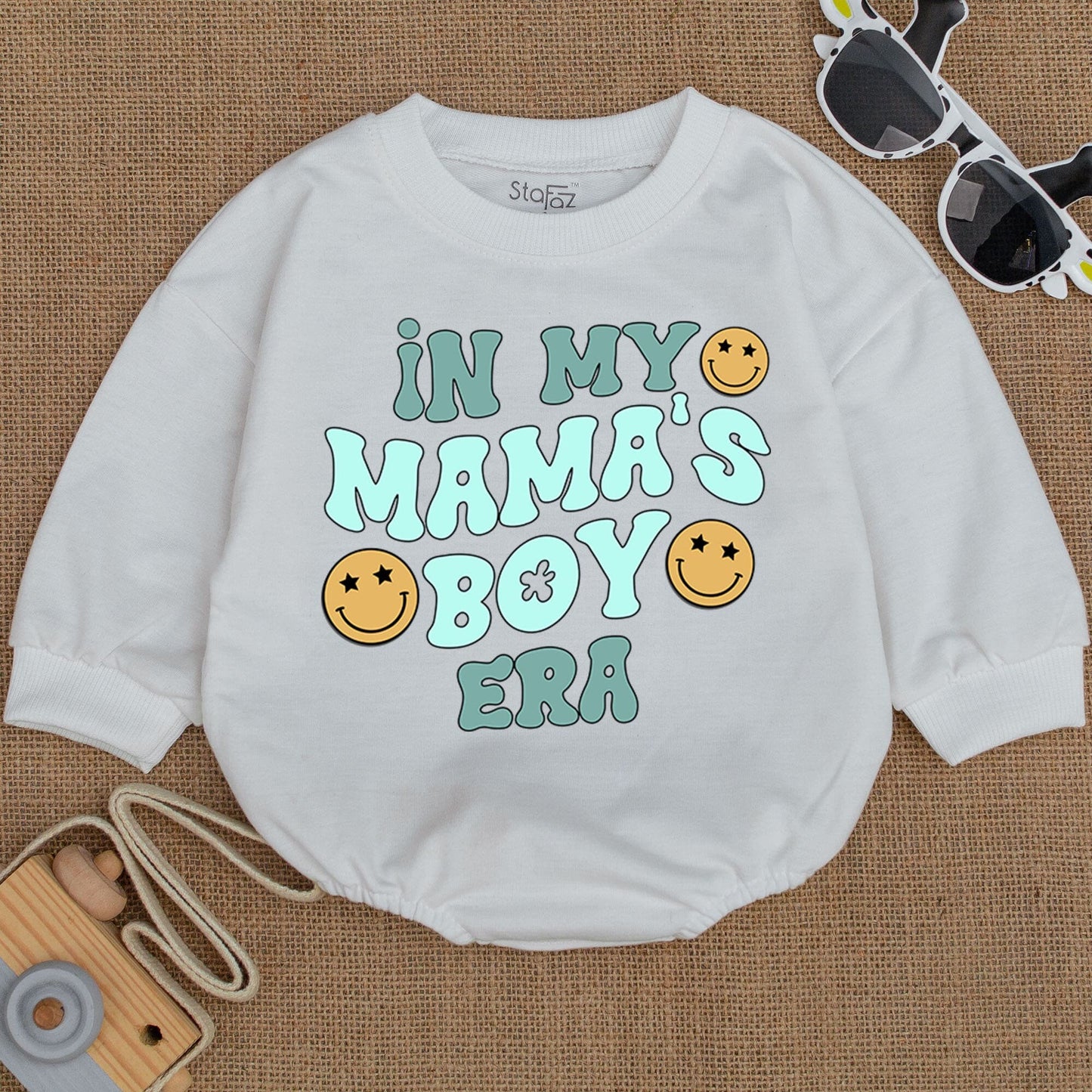 My Mama's Boy Era Baby Romper Bodysuit is an Adorable Newborn Infant Outfit for Little Boys a Perfect Shower Gift and Coming Home Outfit