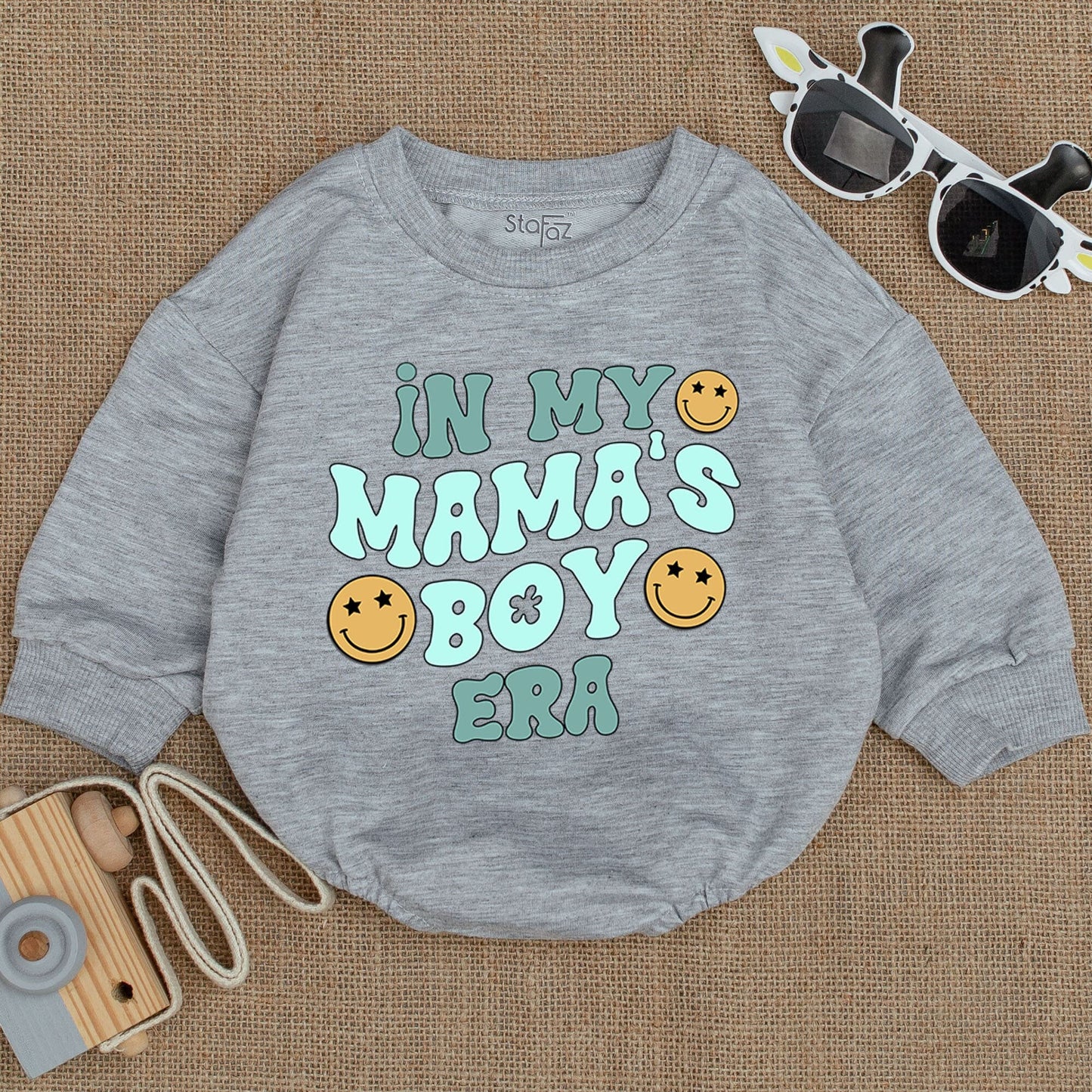 My Mama's Boy Era Baby Romper Bodysuit is an Adorable Newborn Infant Outfit for Little Boys a Perfect Shower Gift and Coming Home Outfit