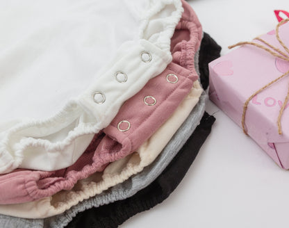 Matching Mama Mini Sweatshirts & Romper Mother Daughter Outfit Pink Gradient MAMA'S Girl Bold Blocky Simple Modern Soft Comfortable Baby Girl New Mom Gift