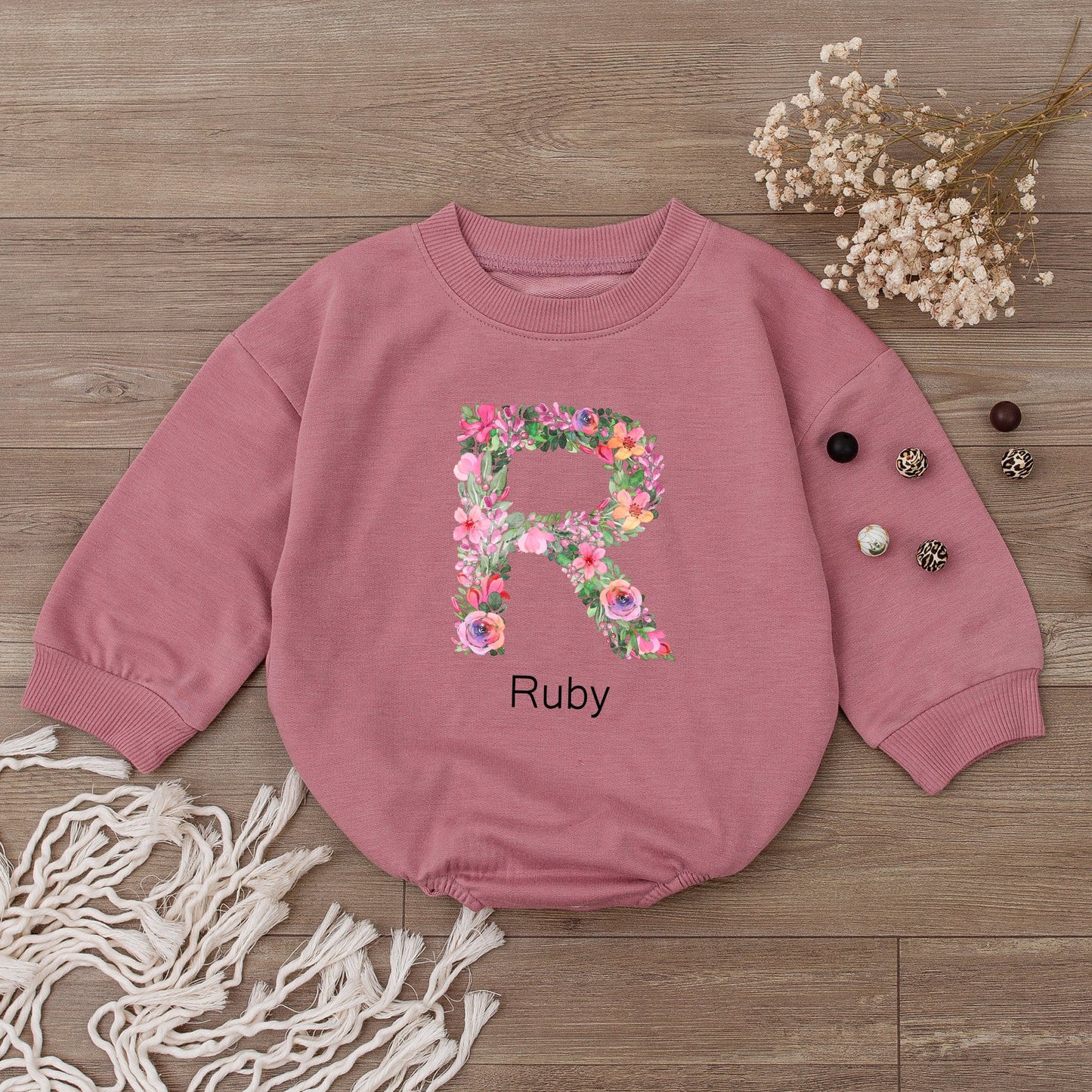 Custom Name Baby Romper, Personalized Newborn & Shower Gift Outfit