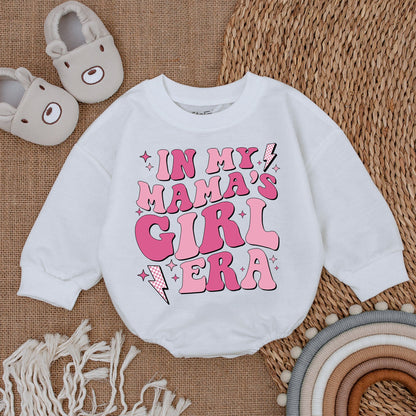 My Mama's Girl Era Romper Baby Girl Outfit Mommy & Me Bodysuit, Baby Girl Gift for Mother's Day, Soft Cotton Coming Home Outfit