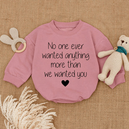 IVF Pregnancy Announcement Romper Worth the Wait Rainbow Baby Gift Minimalist Typewriter Infant Bodysuit
