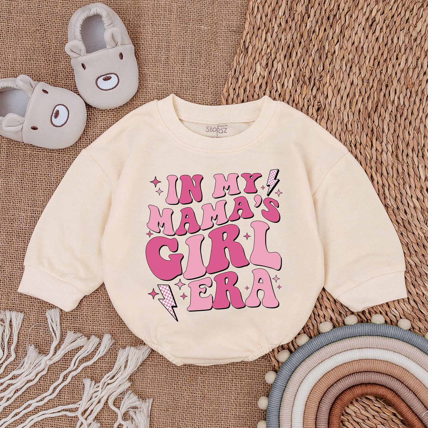 My Mama's Girl Era Romper Baby Girl Outfit Mommy & Me Bodysuit, Baby Girl Gift for Mother's Day, Soft Cotton Coming Home Outfit