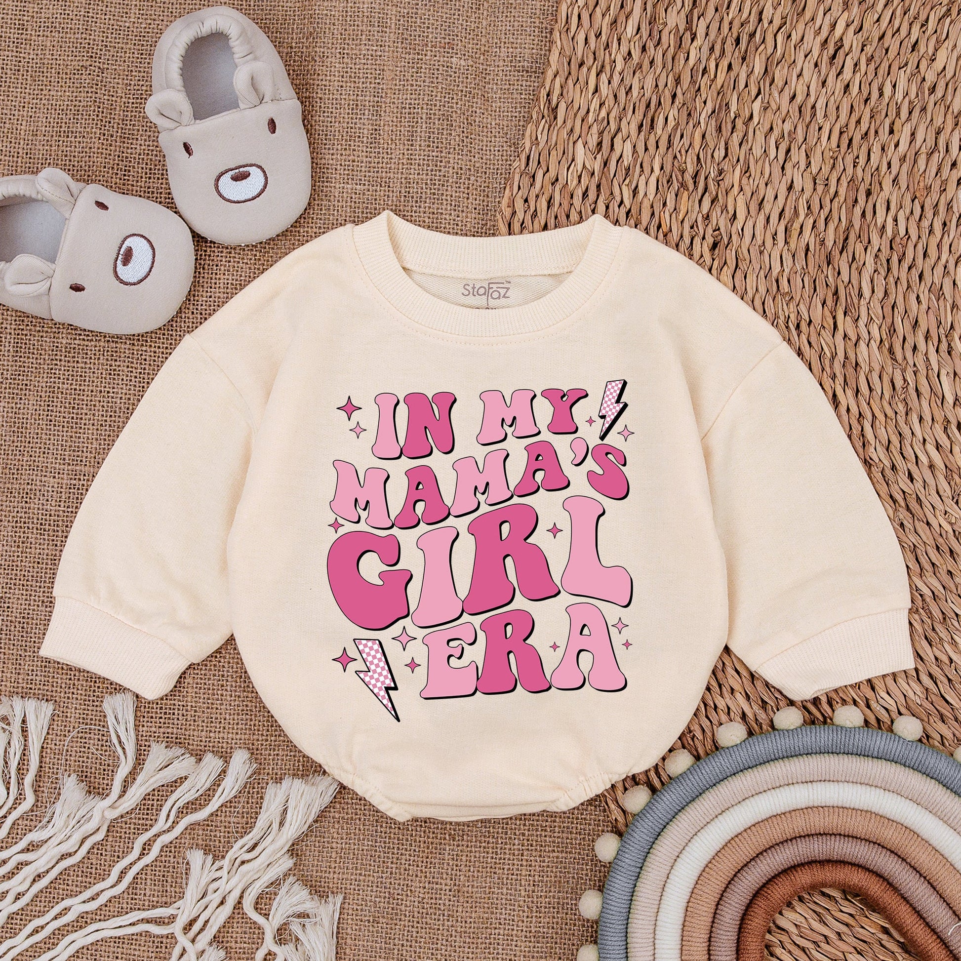 My Mama's Girl Era Romper Baby Girl Outfit Mommy & Me Bodysuit, Baby Girl Gift for Mother's Day, Soft Cotton Coming Home Outfit