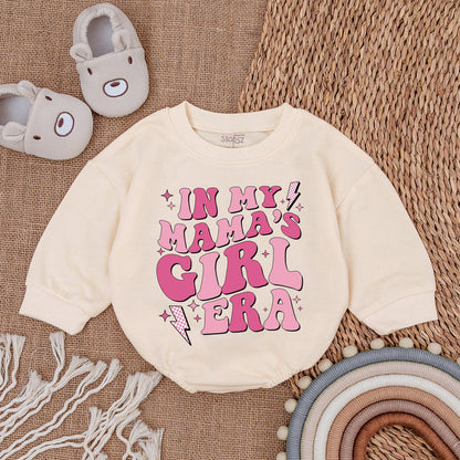 My Mama's Girl Era Romper Baby Girl Outfit Mommy & Me Bodysuit, Baby Girl Gift for Mother's Day, Soft Cotton Coming Home Outfit
