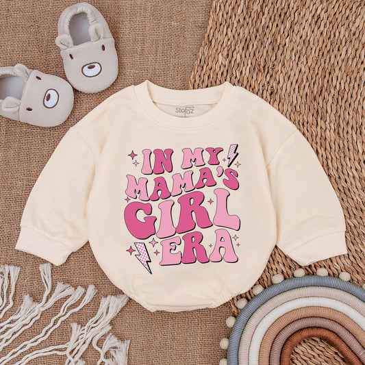 My Mama's Girl Era Romper Baby Girl Outfit Mommy & Me Bodysuit, Baby Girl Gift for Mother's Day, Soft Cotton Coming Home Outfit