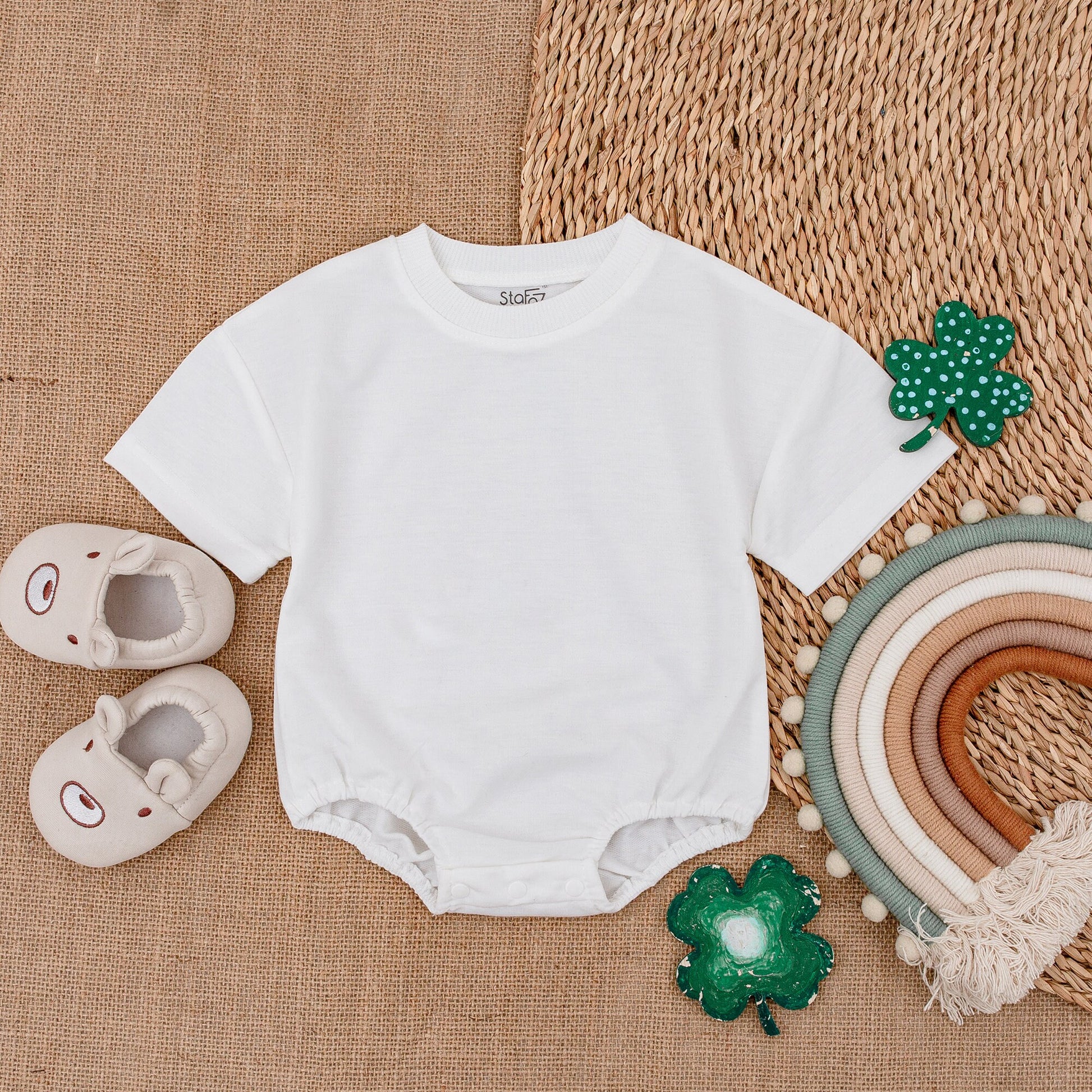 Light Mauve Baby Bubble Romper Newborn Outfit for Baby Girl, Coming Home Outfit, Baby Shower Gift Cotton Soft