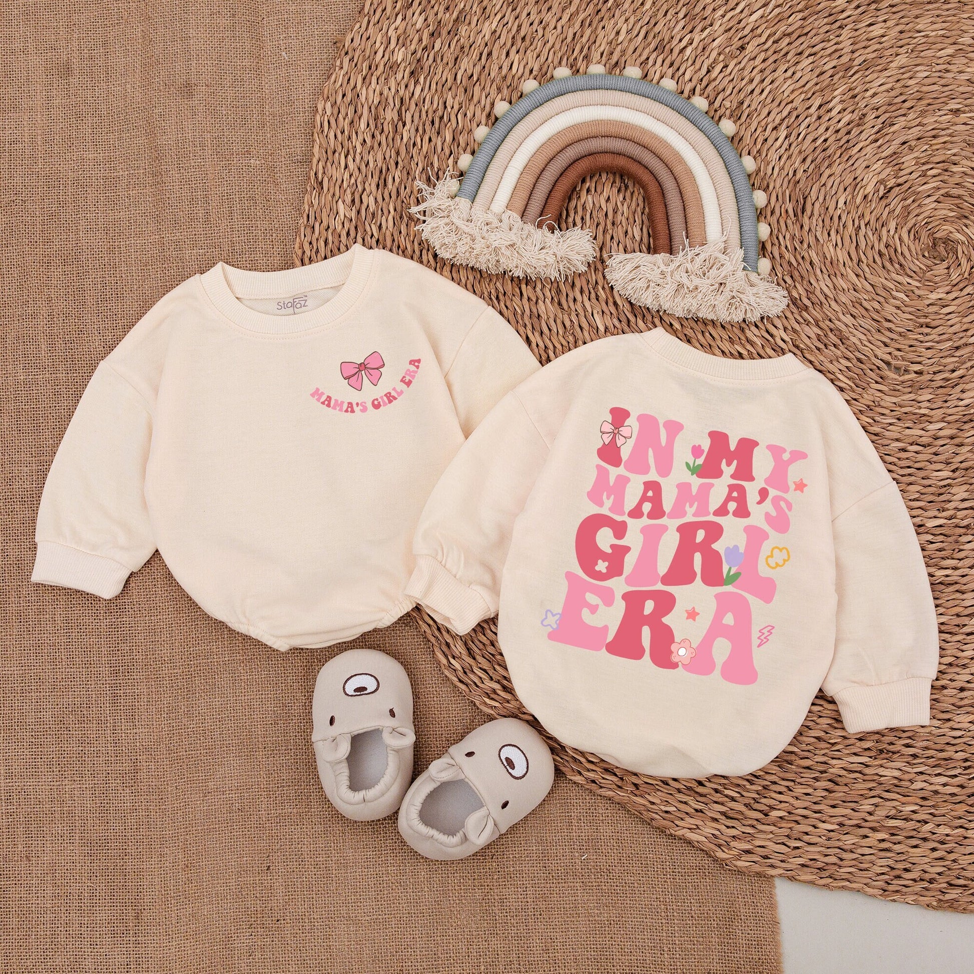 My Mama's Girl Era Romper Baby Girl Outfit Soft Cotton Cute Mama's Girl Shirt Comfort First Birthday Gift Special Occasion