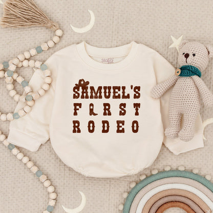 My First Rodeo Cowboy Cowgirl Birthday Romper Western Themed Baby Boy or Girl 1st Birthday Outfit Soft Comfortable Bodysuit Shower Gift Idea