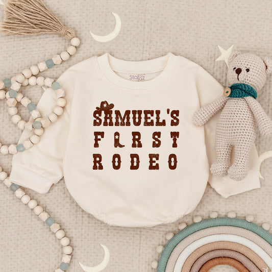 My First Rodeo Cowboy Cowgirl Birthday Romper Western Themed Baby Boy or Girl 1st Birthday Outfit Soft Comfortable Bodysuit Shower Gift Idea