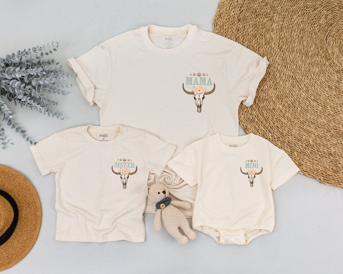 Matching Western Family Shirts: My First Rodeo Birthday Outfit Mom, Dad, Baby & Toddler Shirts Family Matching Cowboy Party